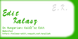 edit kalasz business card